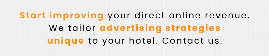 hotel direct booking with advertising