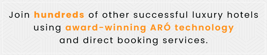 use award-winning Aro booking engine